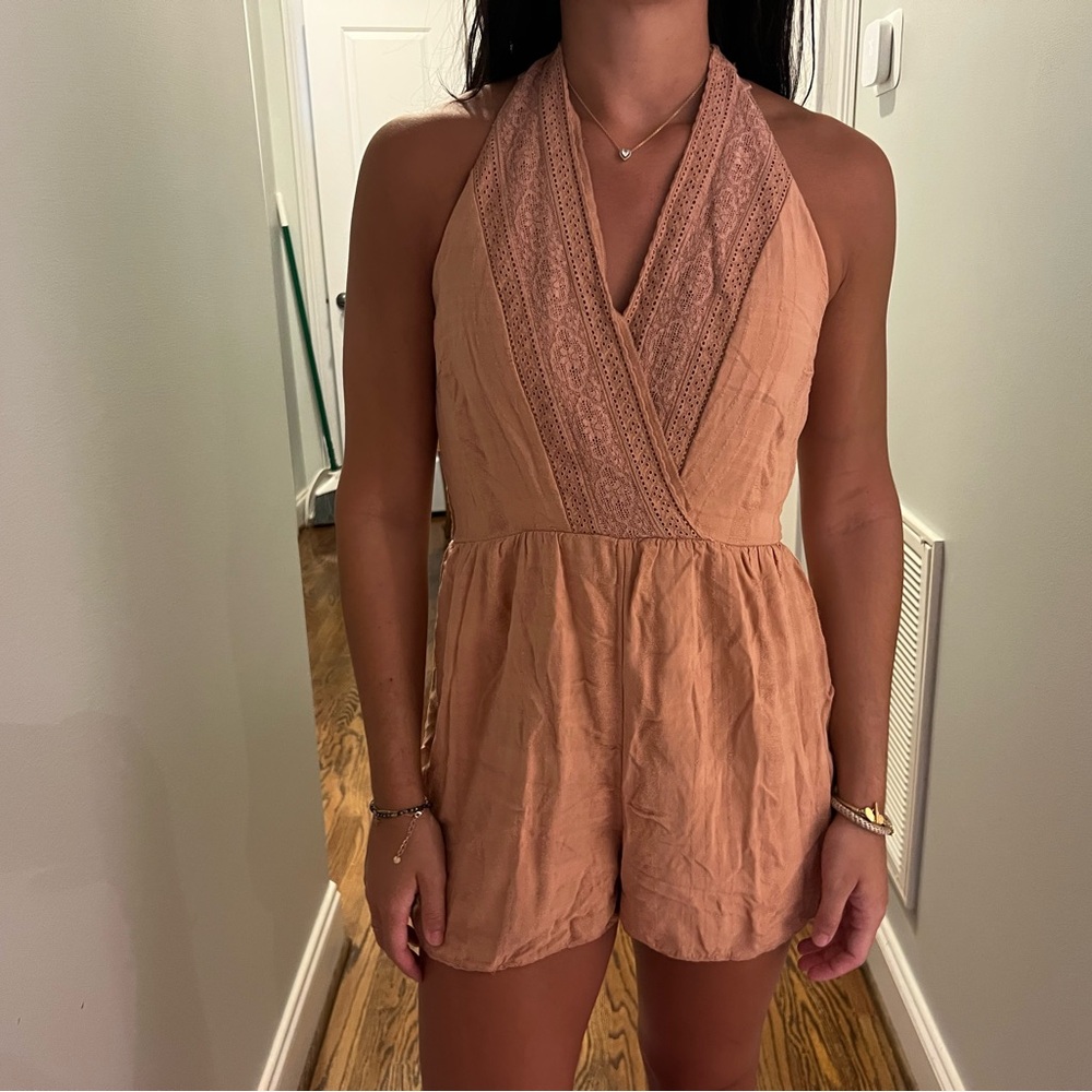 AMERICAN EAGLE ROMPER BLUSH